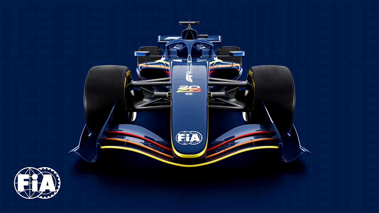 2026年 F1カー レンダリング