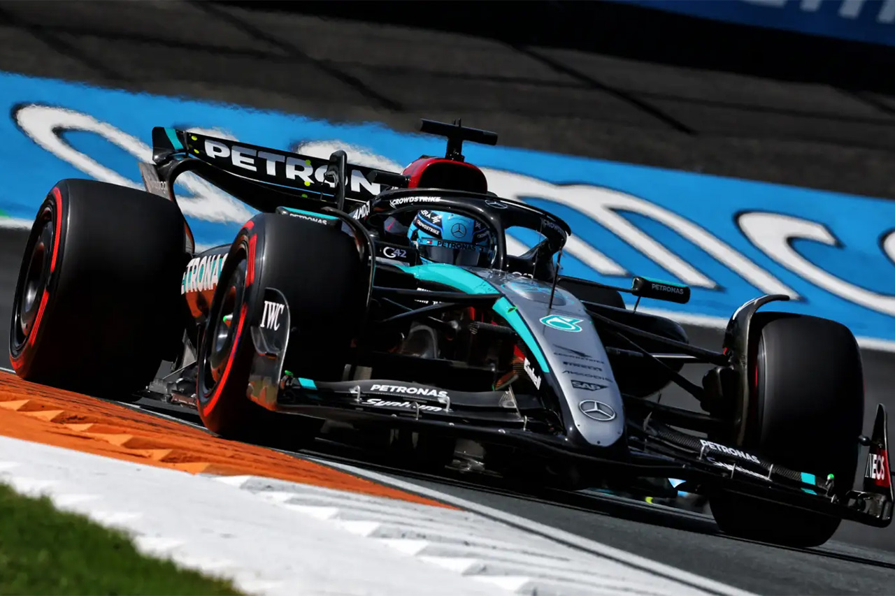 F1オランダGP FP2レポート：ラッセル首位でメルセデス1-3 角田裕毅7番手