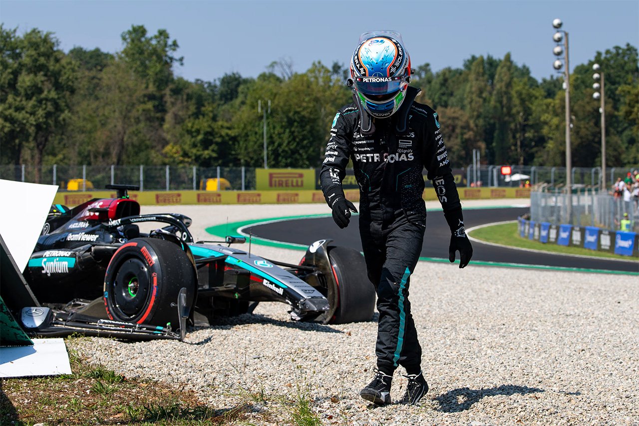 アンドレア・キミ・アントネッリ F1イタリアGP初日「段階的に走りを組み立てるべきだった」