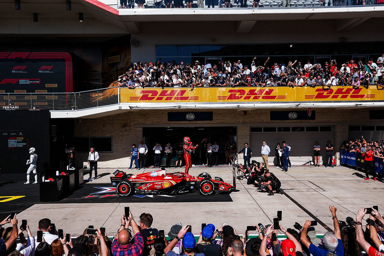 2024年F1 ポイントランキング （第19戦 アメリカGP終了時点）