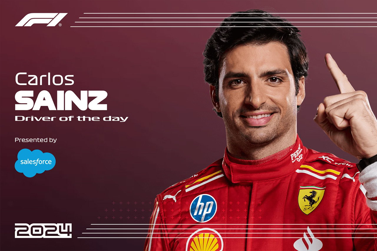 F1メキシコGP：カルロス・サインツJr.がDRIVER OF THE DAY