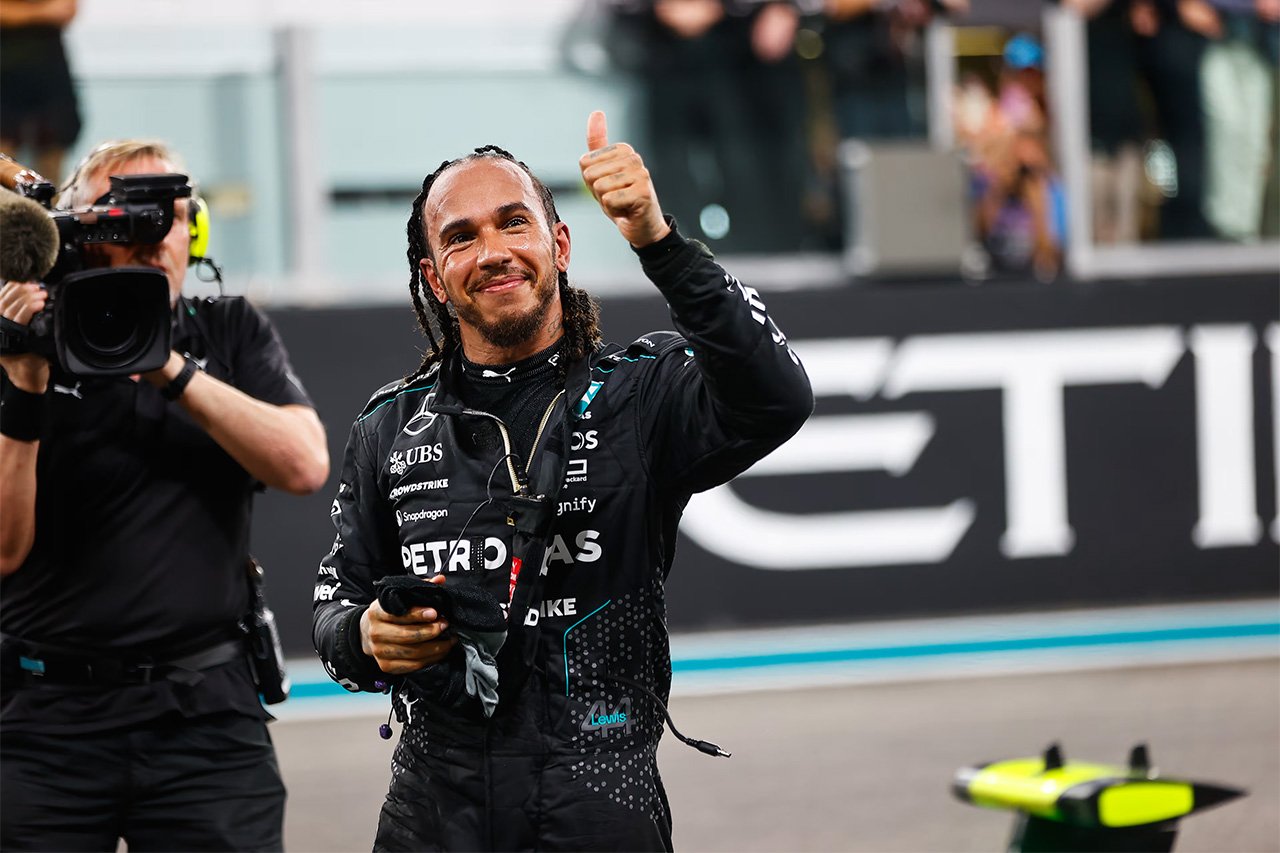 ルイス・ハミルトン F1アブダビGP決勝でメルセデスで最後の「ハンマータイム」