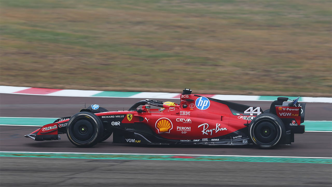 ルイス・ハミルトン フェラーリF1 初走行 フォトギャラリー（6）