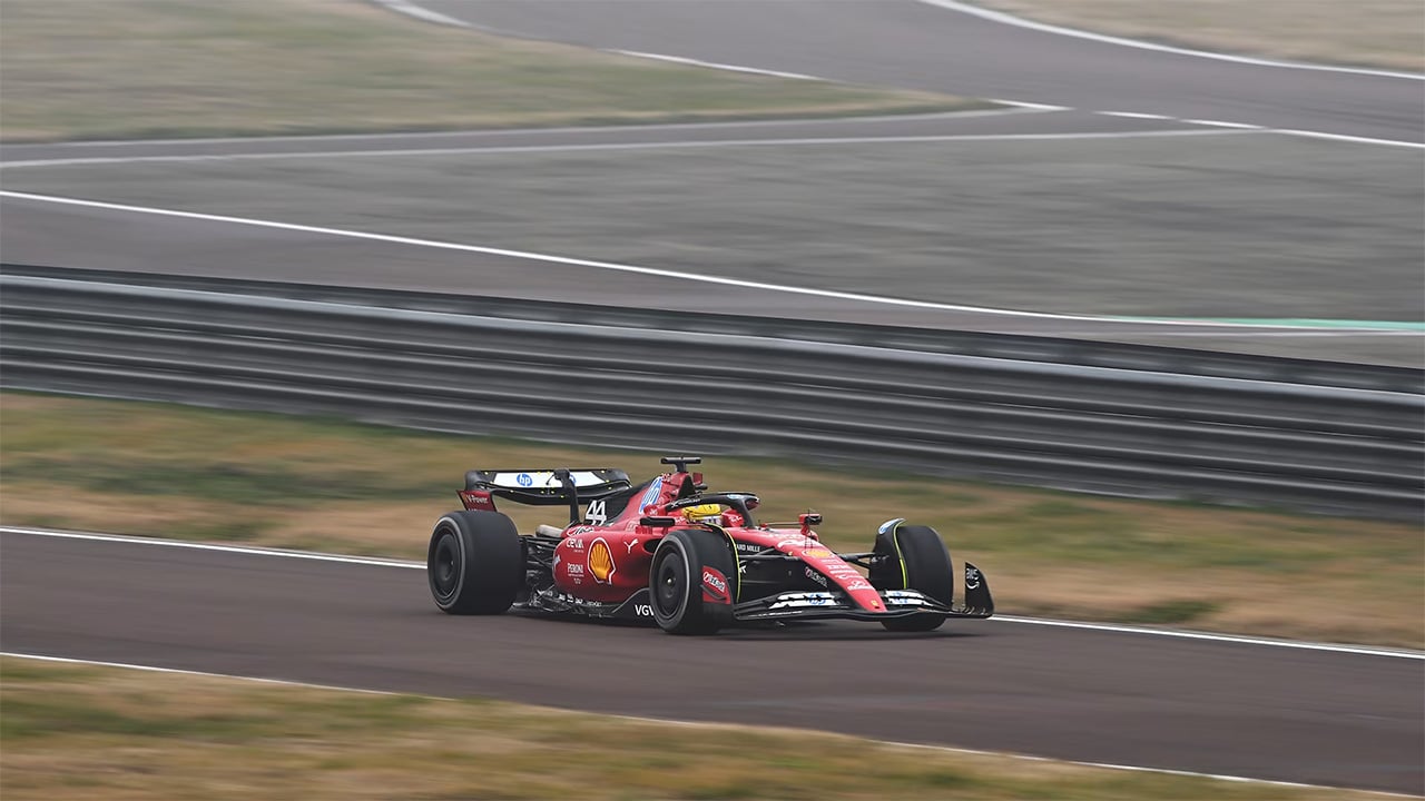 ルイス・ハミルトン フェラーリF1 初走行 フォトギャラリー（8）