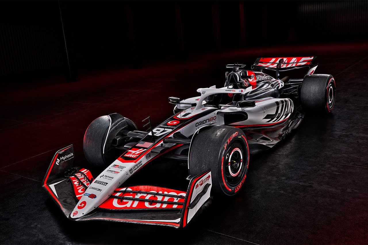 ハースF1チーム 2025年F1マシン『VF-25』 カラーリング