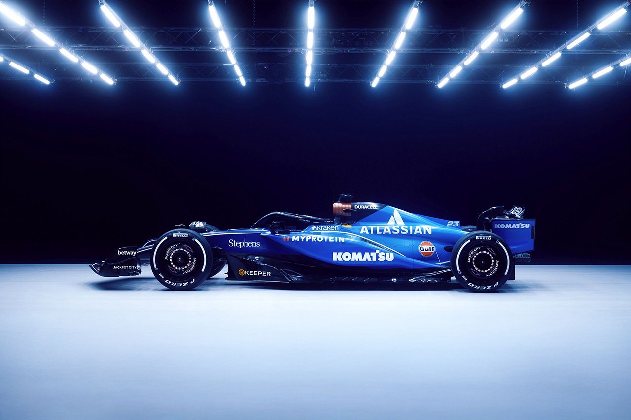 ウィリアムズ 2025年F1マシン『FW47』はアトラシアンブルーのグラデが特徴