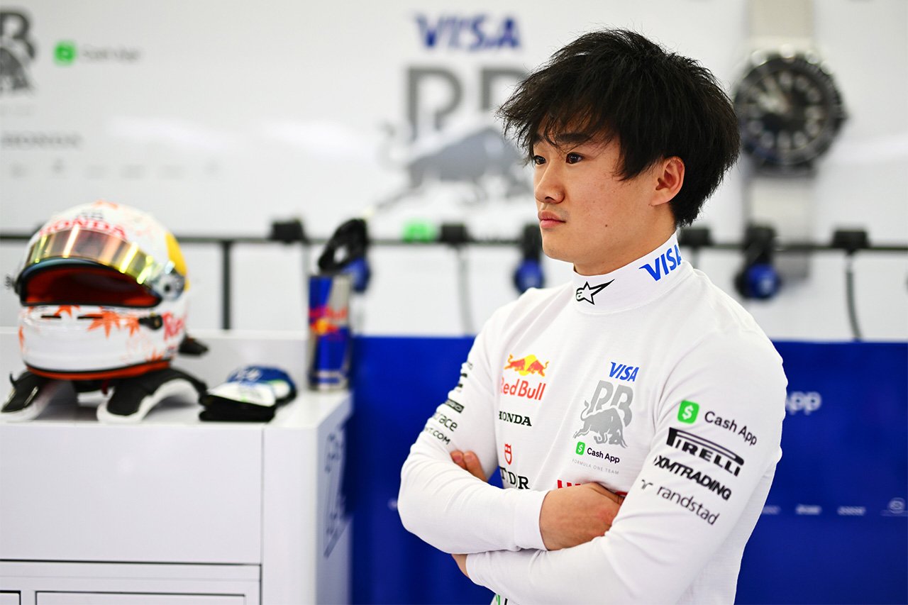 角田裕毅 F1テスト2日目序盤に問題に遭遇も「やるべきことに集中した」