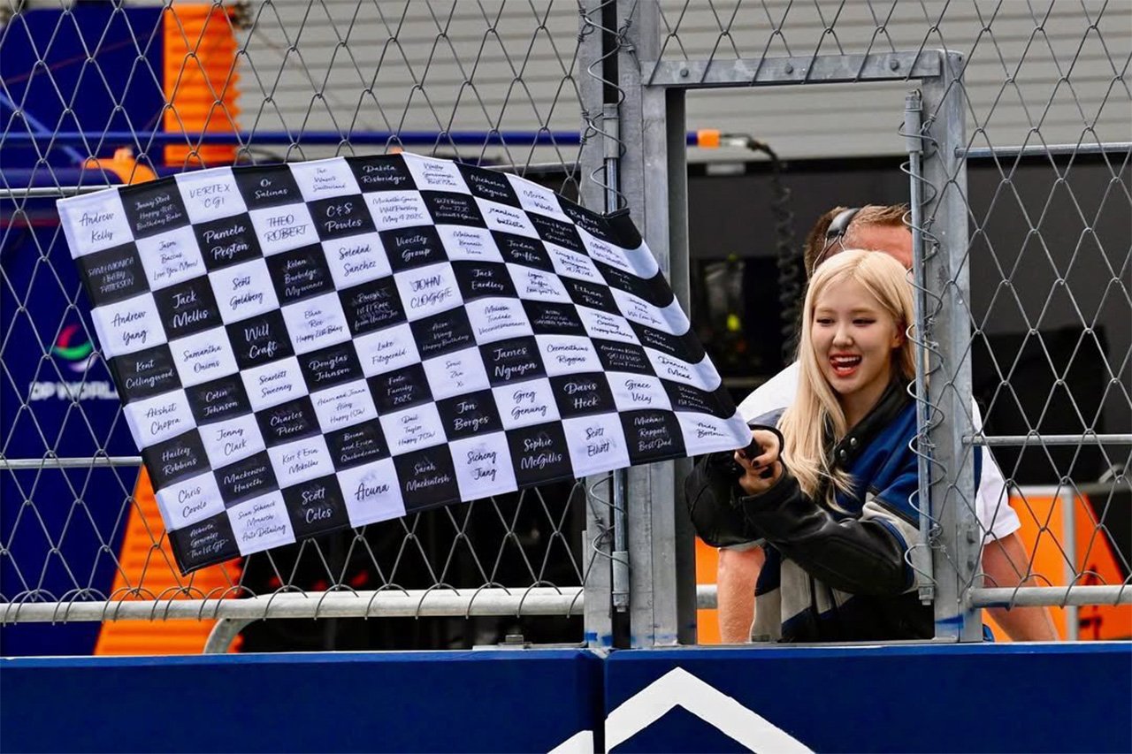 BLACKPINK ロゼ F1 マイアミGP