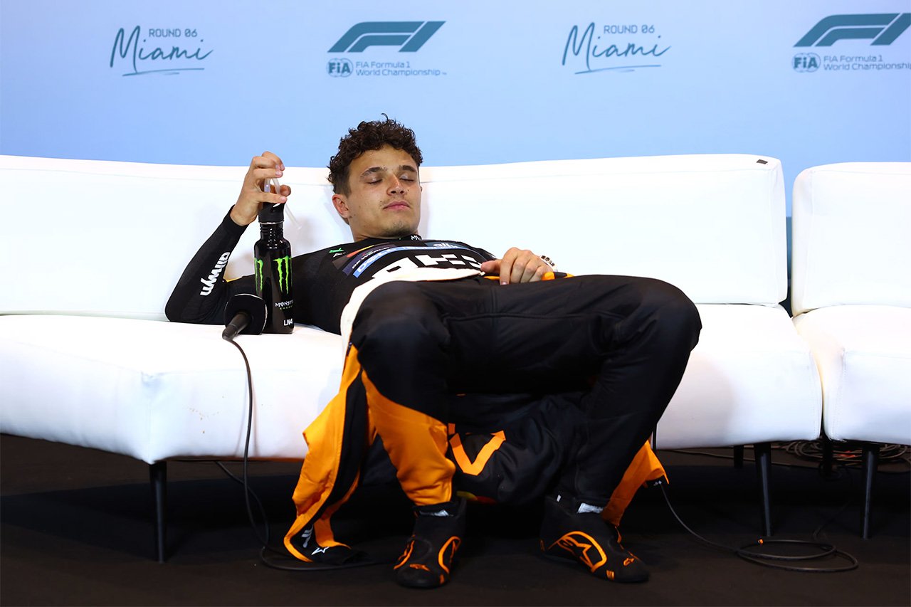ランド・ノリス F1マイアミGP決勝「マックスは完璧にやらなければ抜けない」