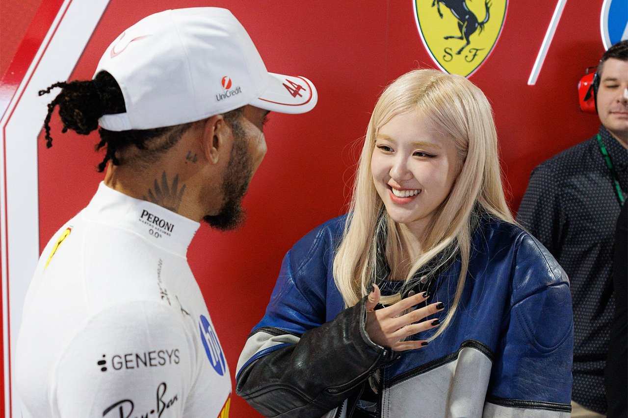 ルイス・ハミルトン BLACKPINK ロゼ F1 マイアミグランプリ