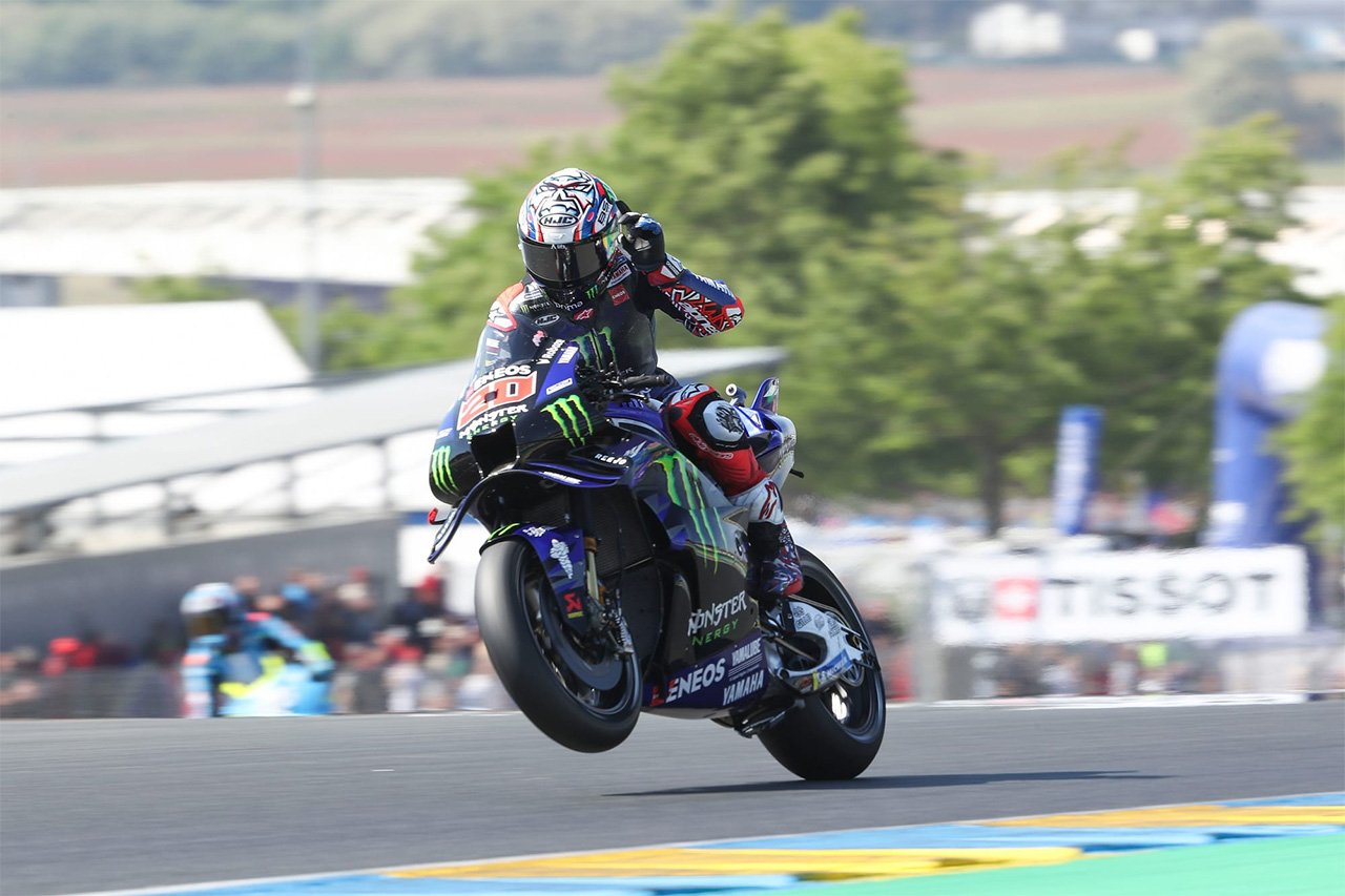 MotoGP:ファビオ・クアルタラロがマルク・マルケスを再び破りポール獲得