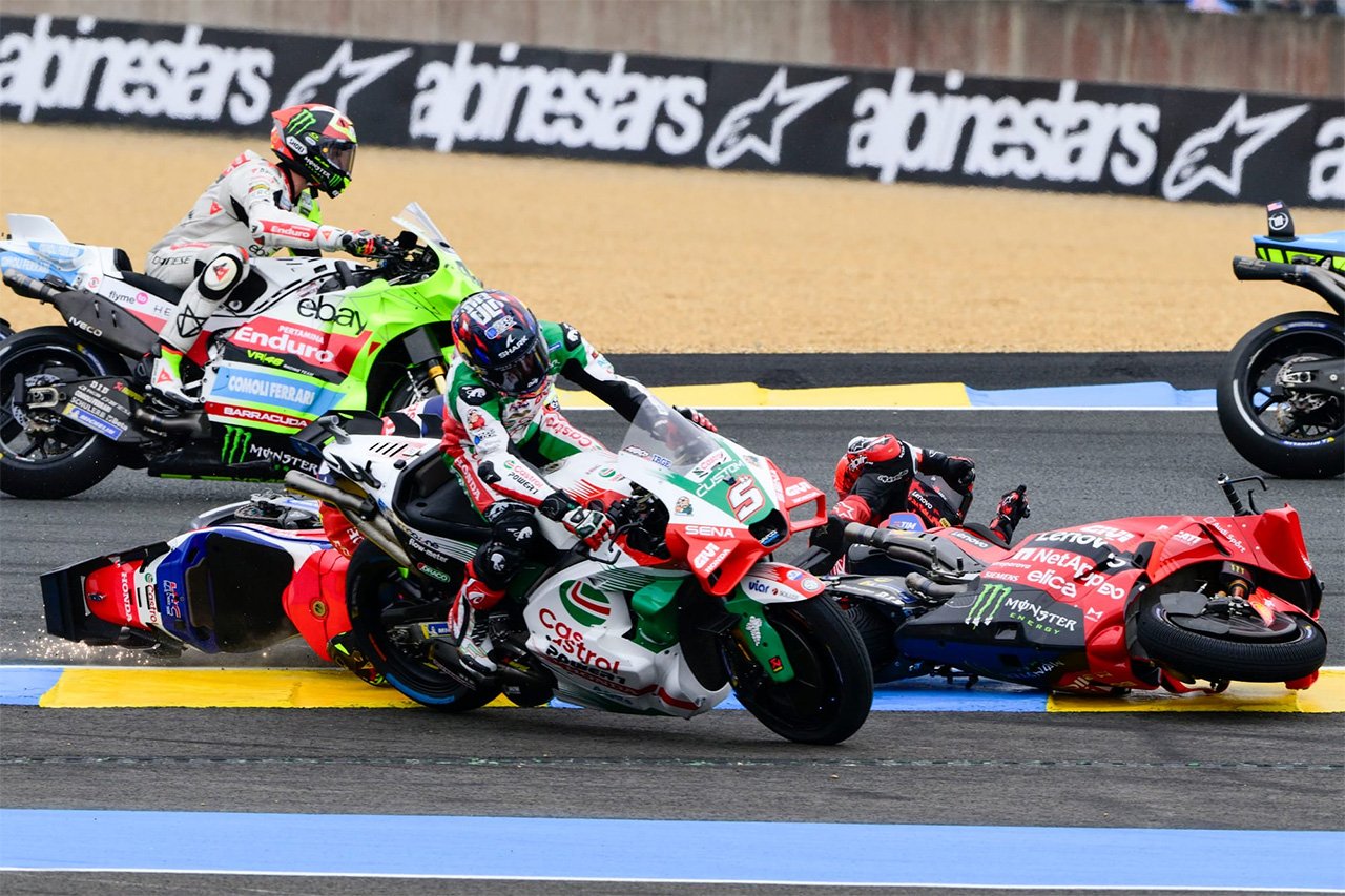 MotoGP:ホンダのヨハン・ザルコが雨の母国フランスGPで歴史的勝利