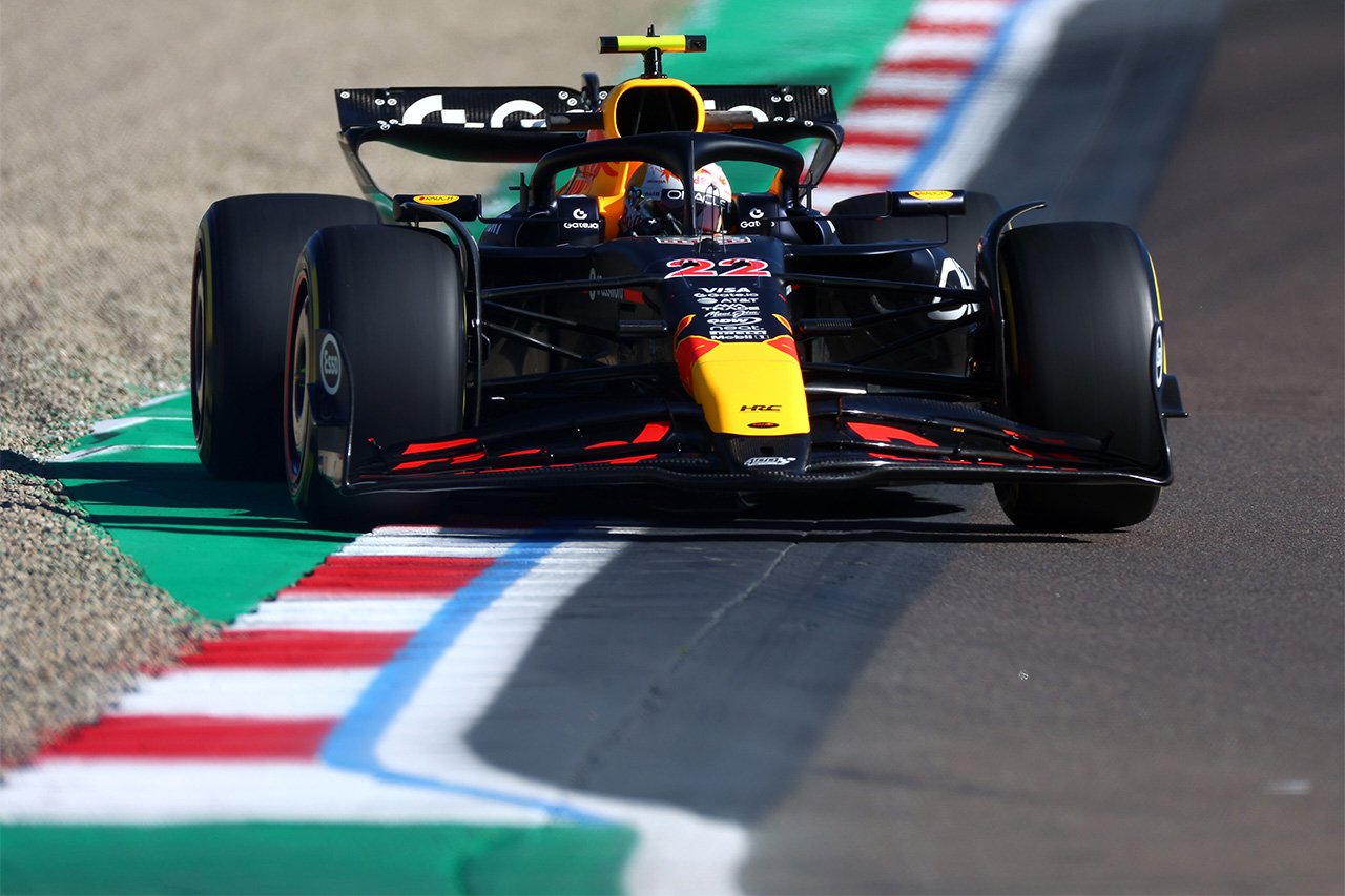 F1エミリア・ロマーニャGP FP2:角田裕毅 フェルスタッペンから0.092秒差 ピアストリ最速でマクラーレン1-2