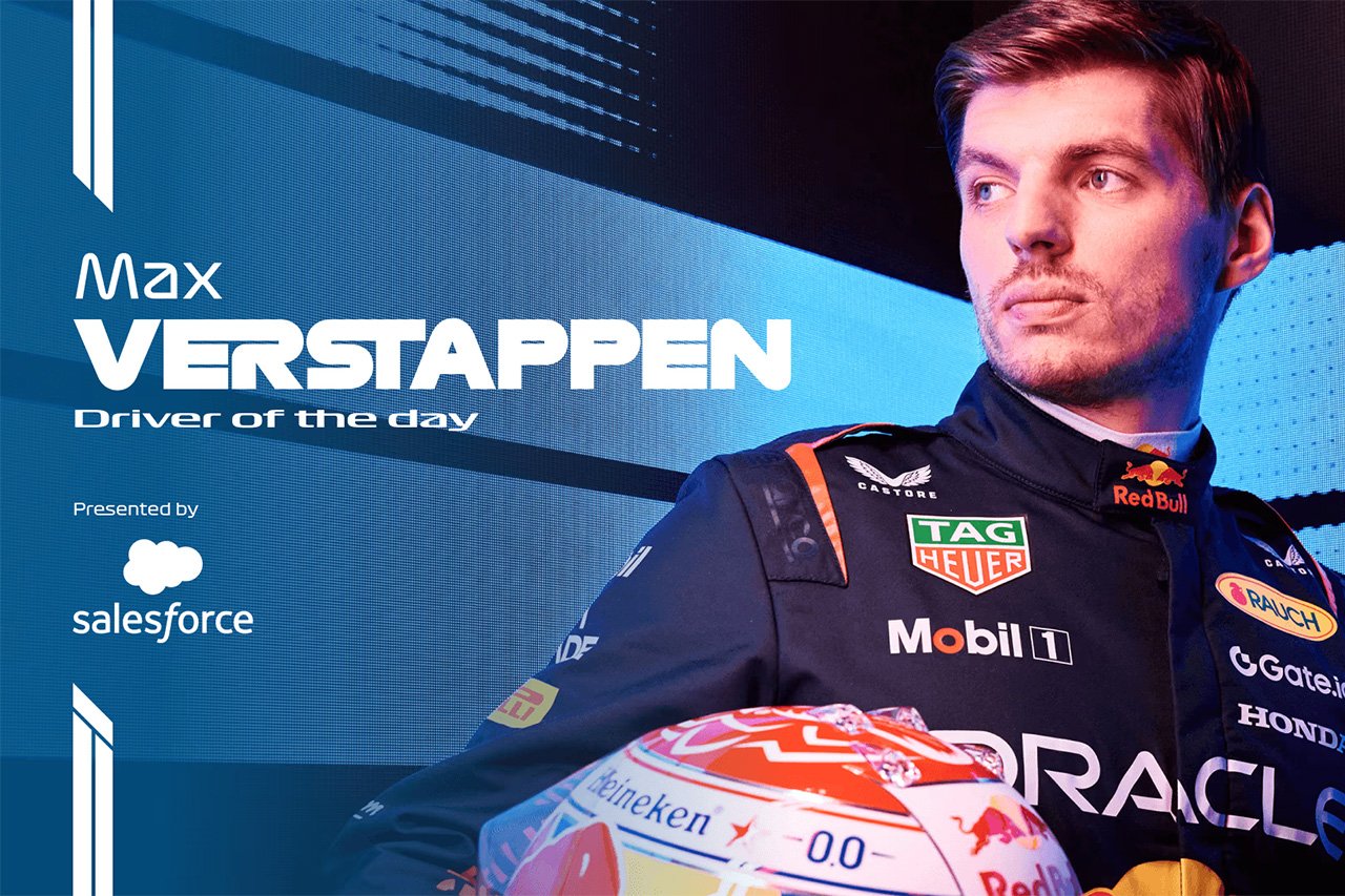 F1エミリア・ロマーニャGP:マックス・フェルスタッペンがDRIVER OF THE DAY