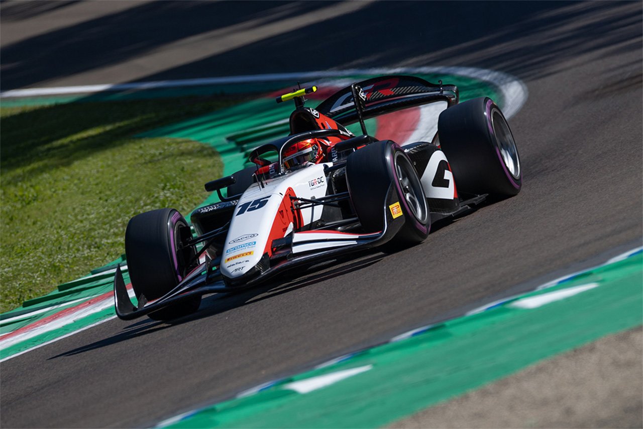 FIA-F2第4戦イモラ 宮田莉朋がスプリント6位入賞で今季初ポイント