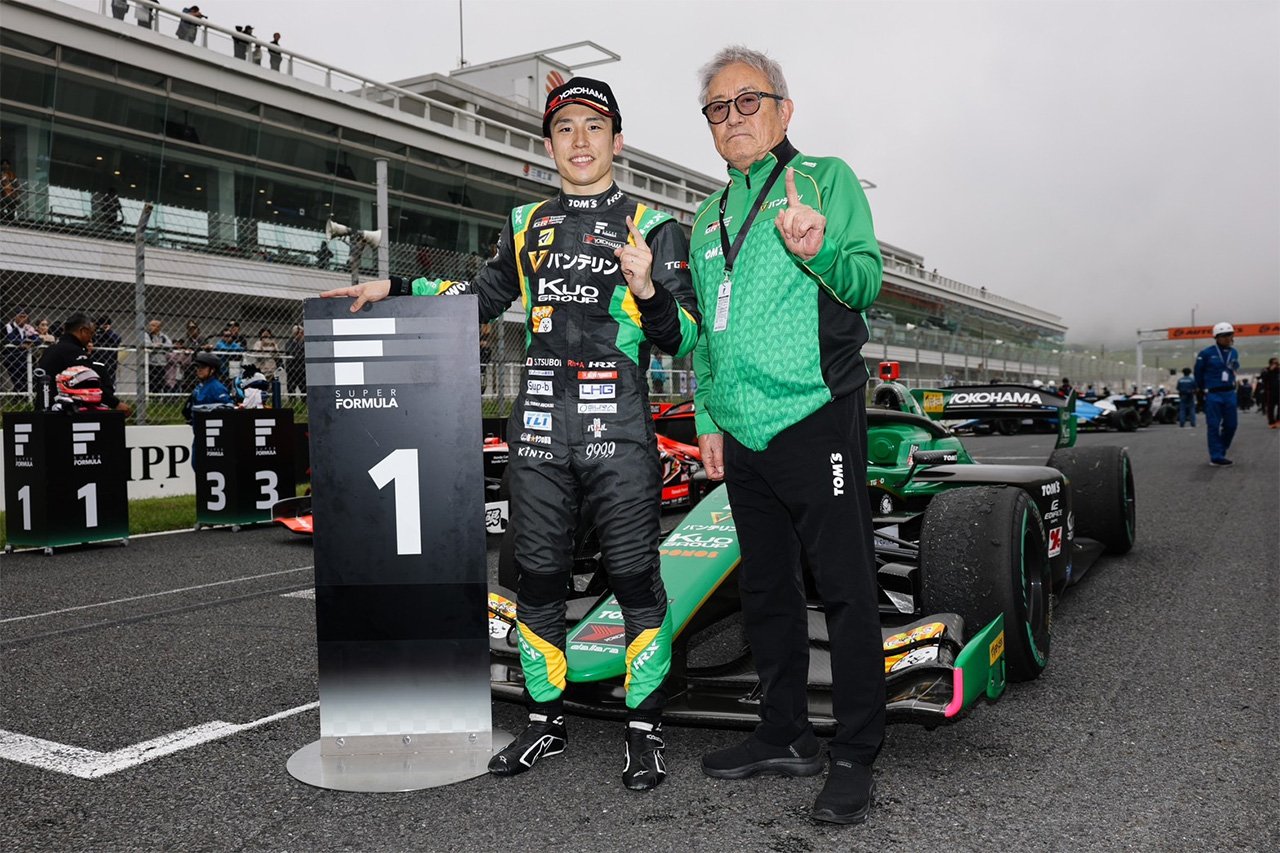 スーパーフォーミュラ:波乱のオートポリス決勝 坪井翔が今季初優勝