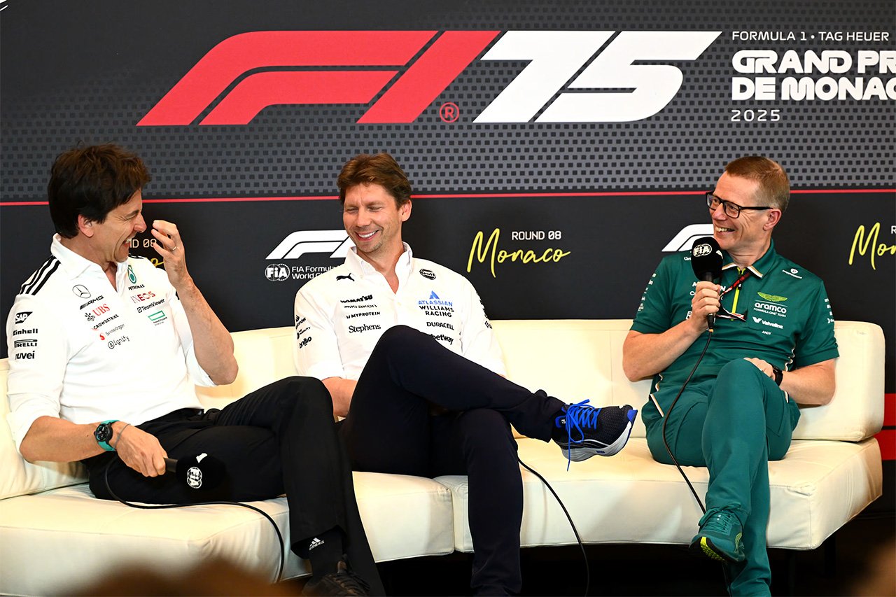 F1モナコGP:チーム代表記者会見 - メルセデス、アストン、ウィリアムズ
