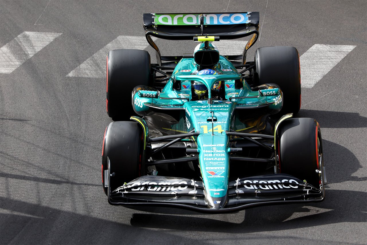 フェルナンド・アロンソ(アストンマーティン・コグニザント・フォーミュラワンチーム) モナコGP F1
