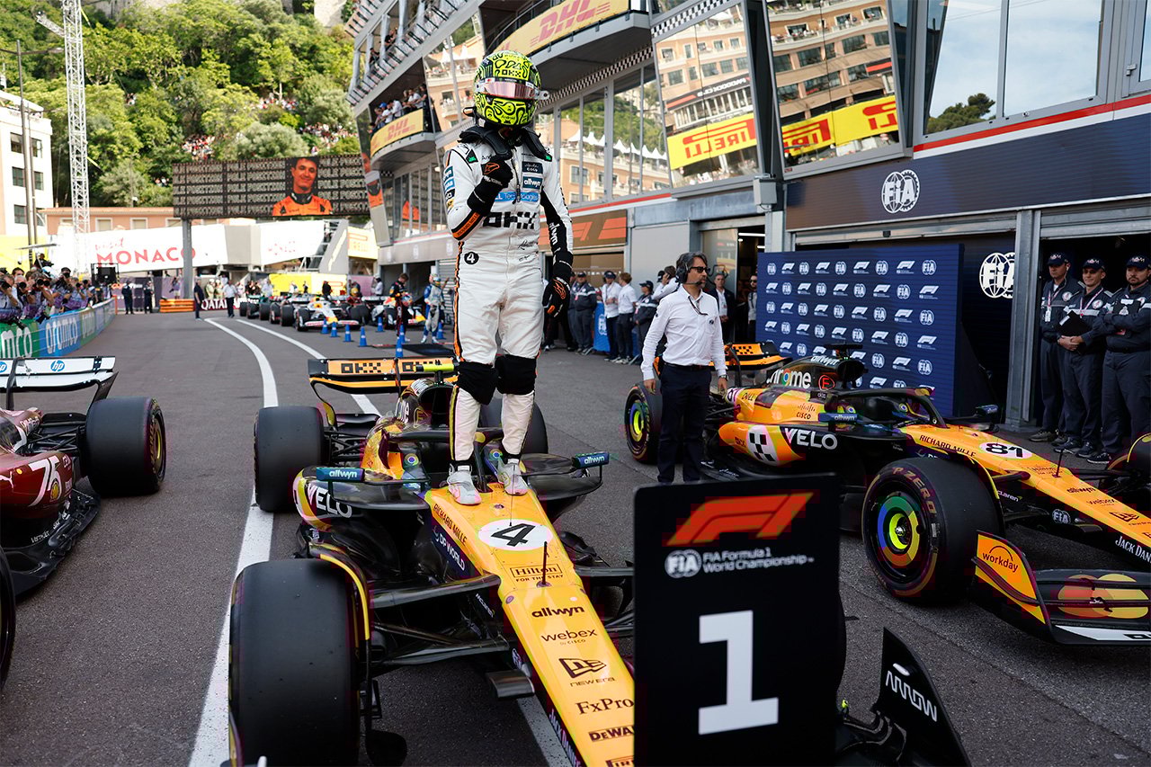 2025年F1 モナコGP 決勝:スターティンググリッド