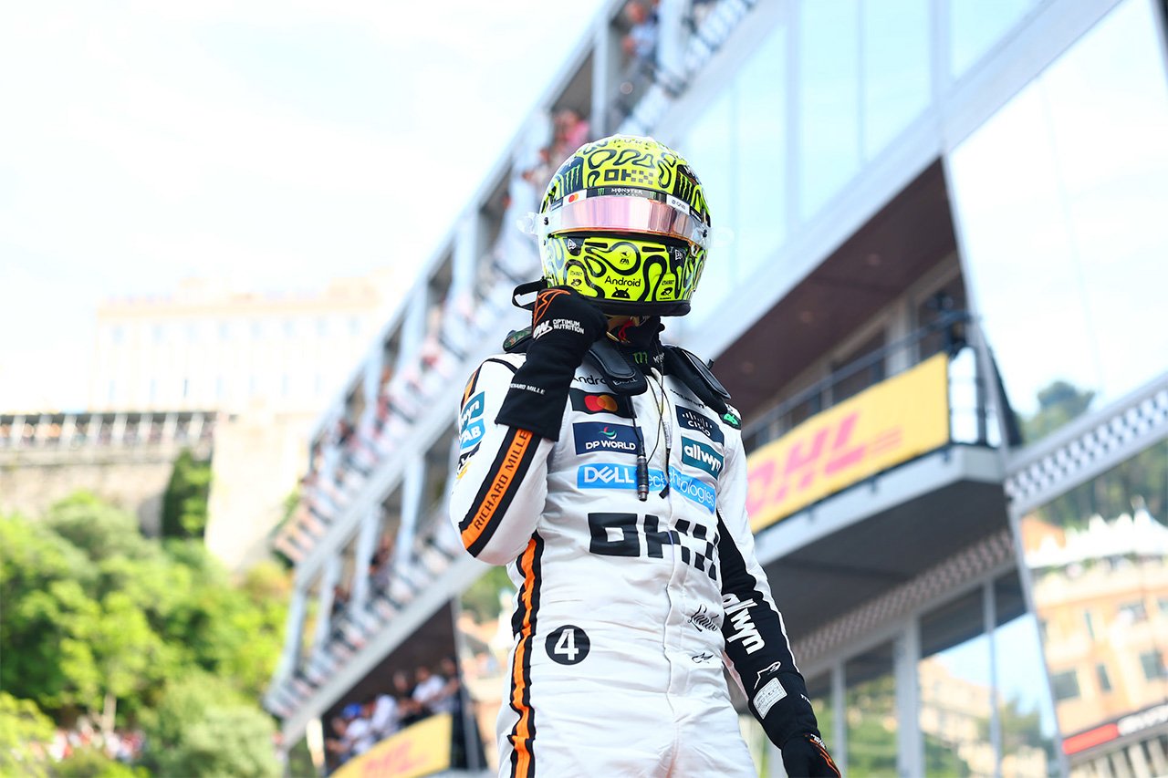 F1モナコGP 予選レポ:ランド・ノリスが歴史的ラップ 角田裕毅はQ2で失速