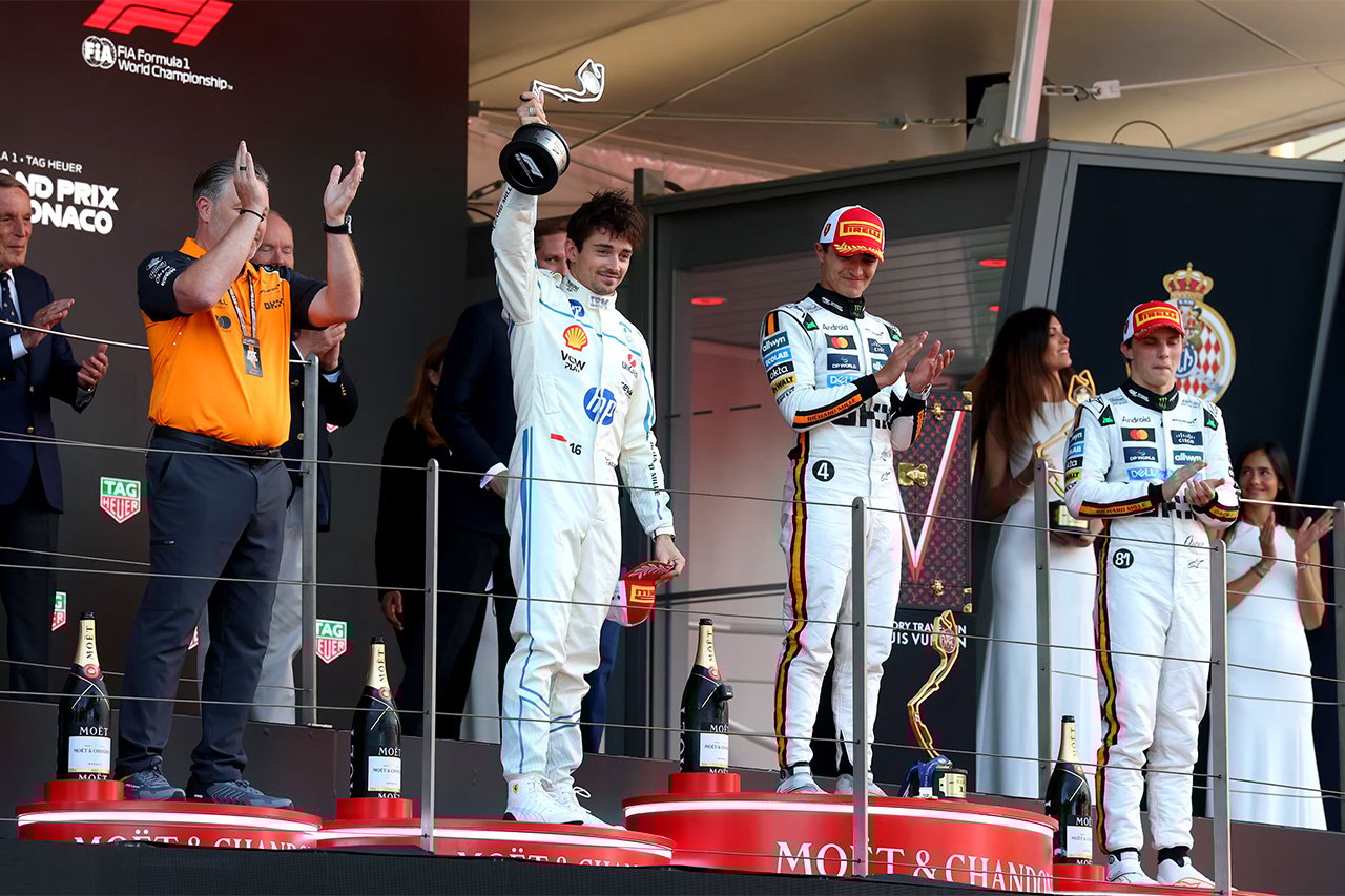 モナコGP F1 シャルル・ルクレール スクーデリア・フェラーリ