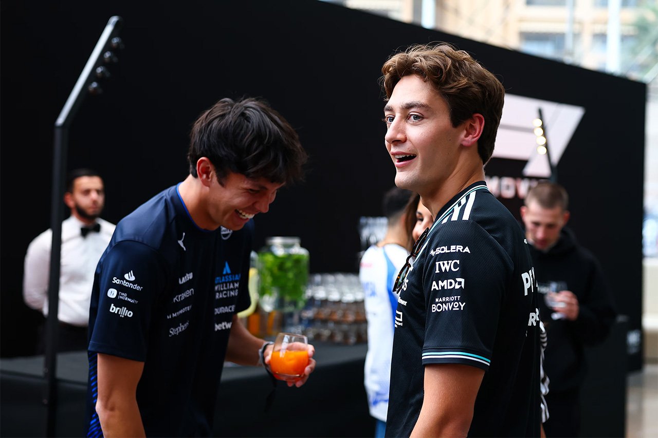 ジョージ・ラッセル F1モナコGPで“壁”になったアルボンに「夕食の会計は彼持ち」