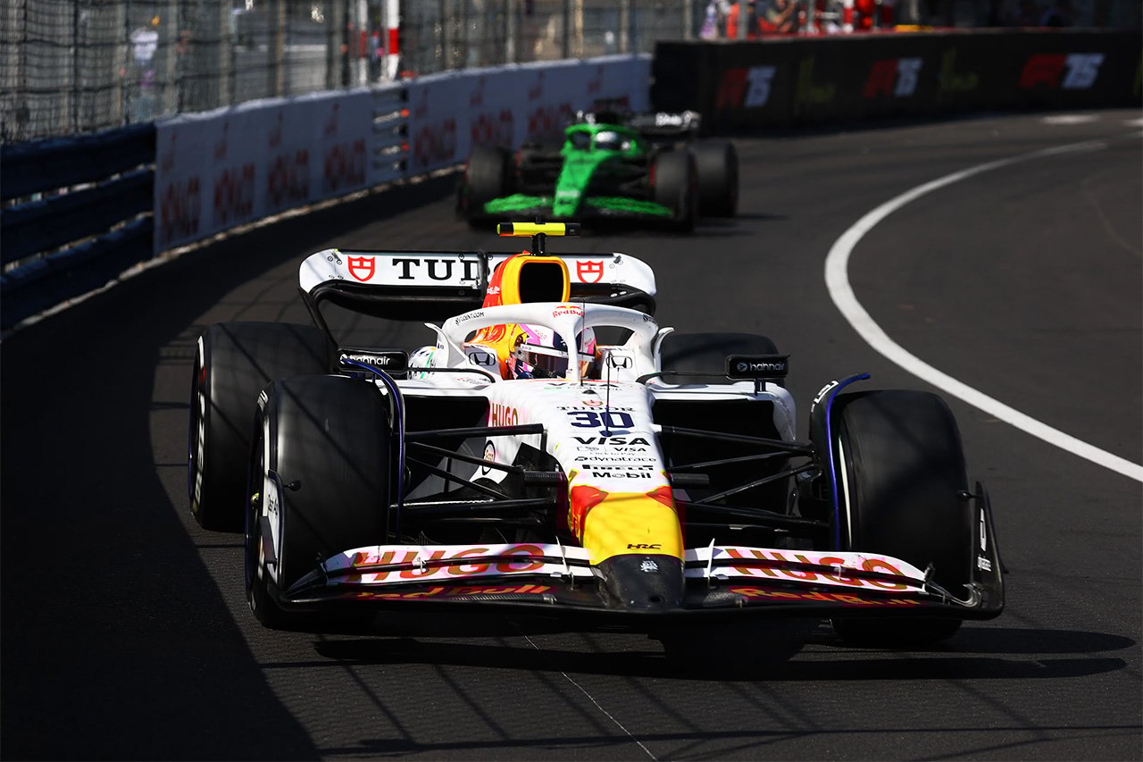 モナコGP F1 アイザック・ハジャー(ビザ・キャッシュアップ・RB・フォーミュラワン・チーム)