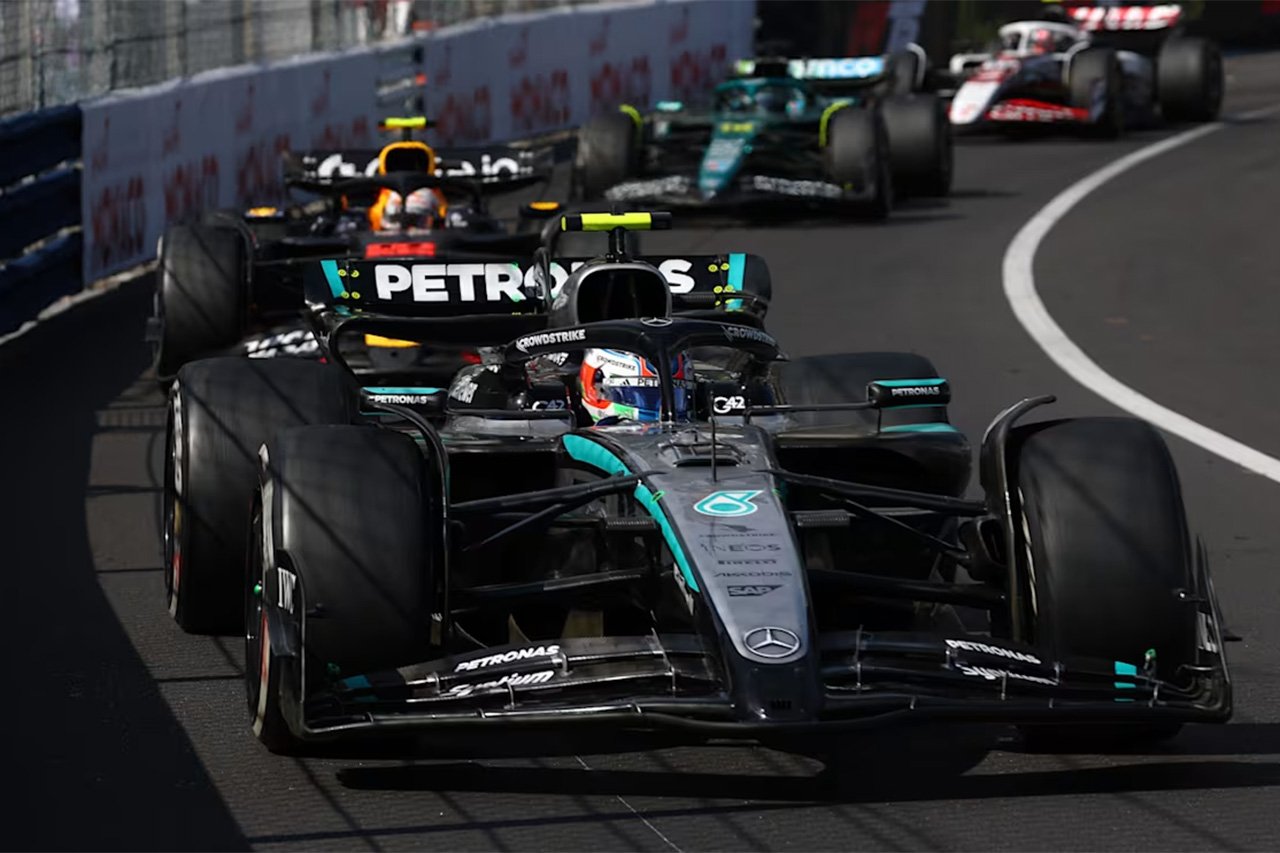 モナコGP F1 ジョージ・ラッセル(メルセデスAMG・ペトロナス・モータースポーツ)