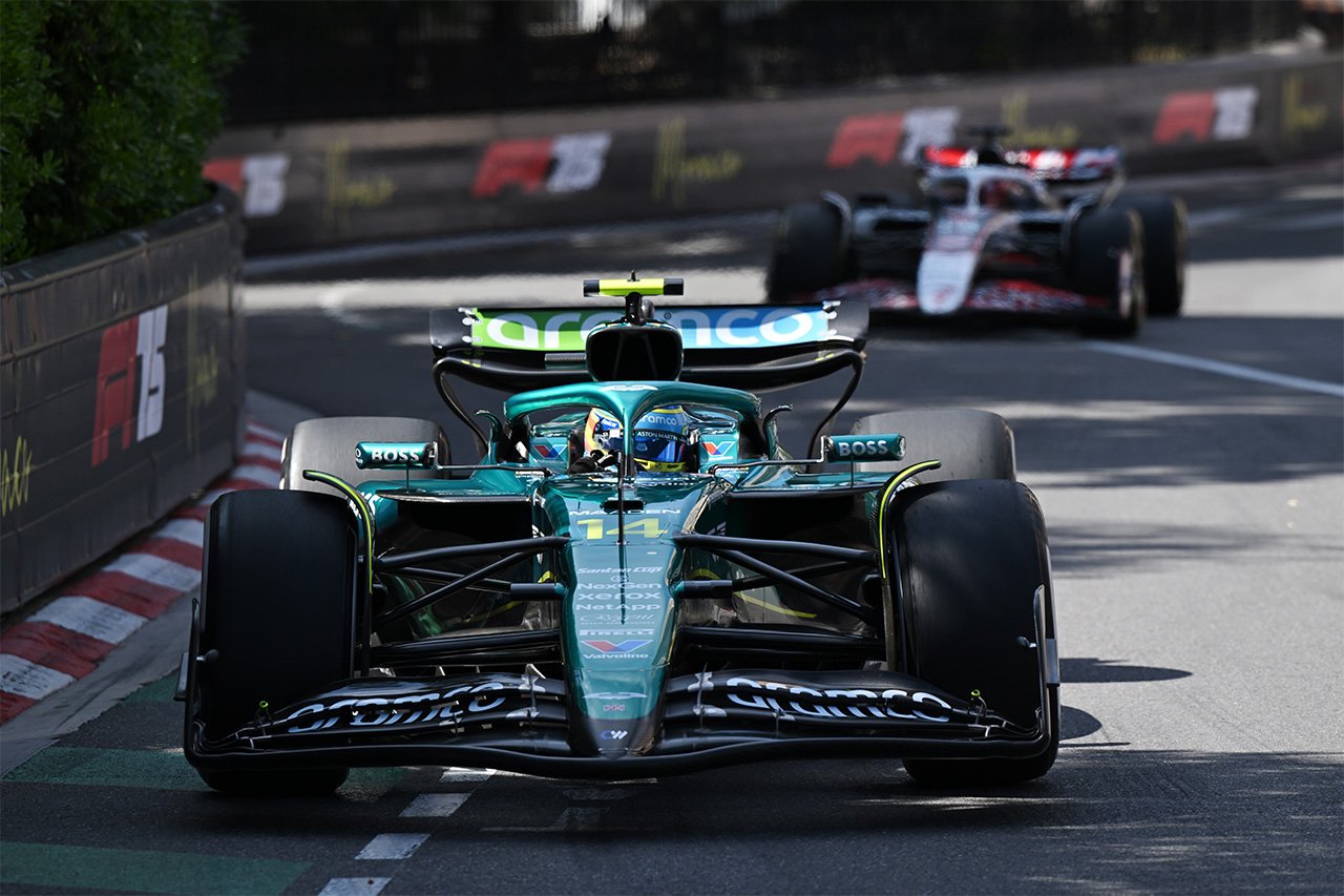 フェルナンド・アロンソ モナコGP F1 アストンマーティン・コグニザント・フォーミュラワンチーム