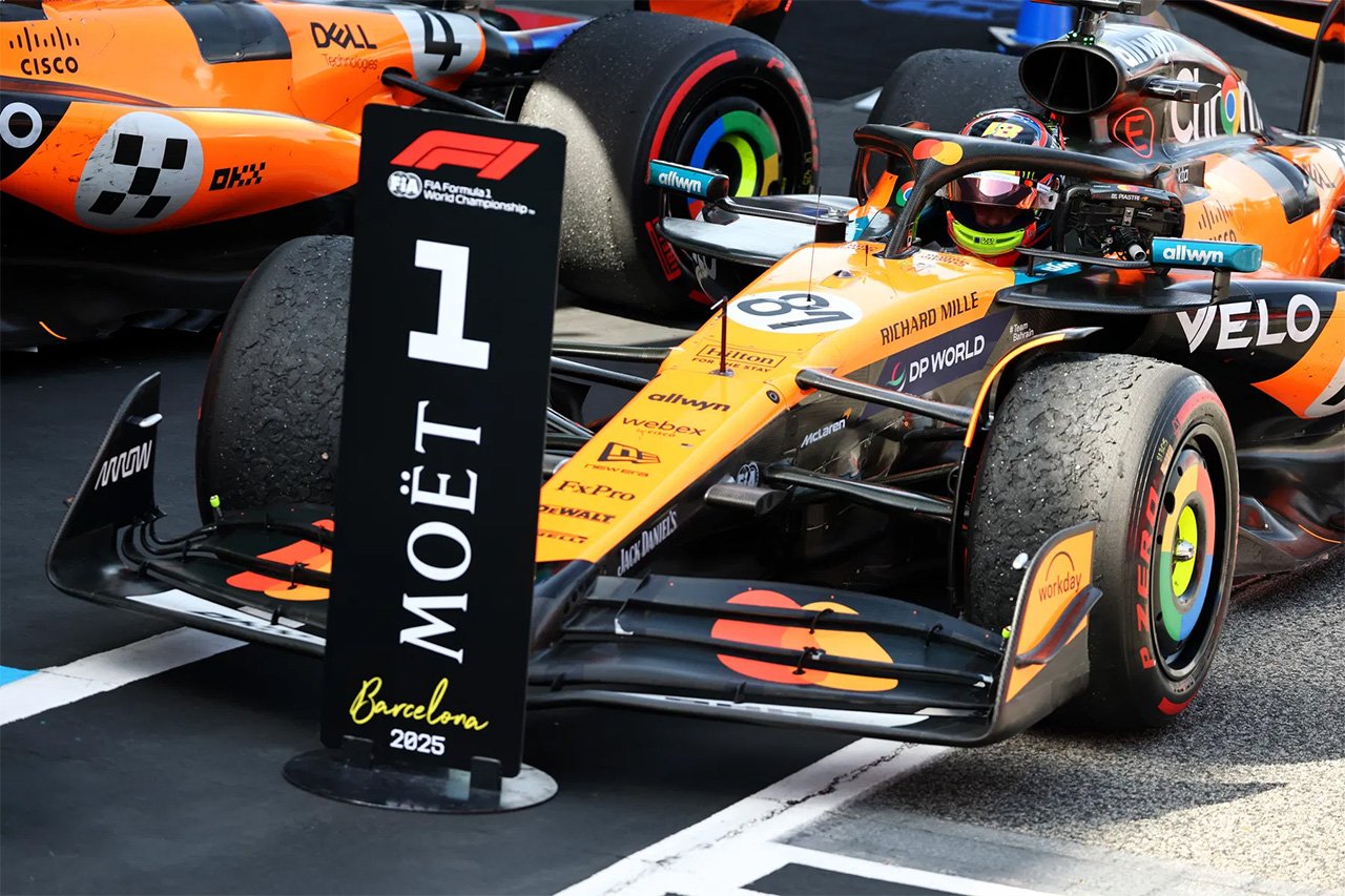 F1スペインGP決勝 詳報:ピアストリが完勝 マクラーレンが今季2度目の1-2達成