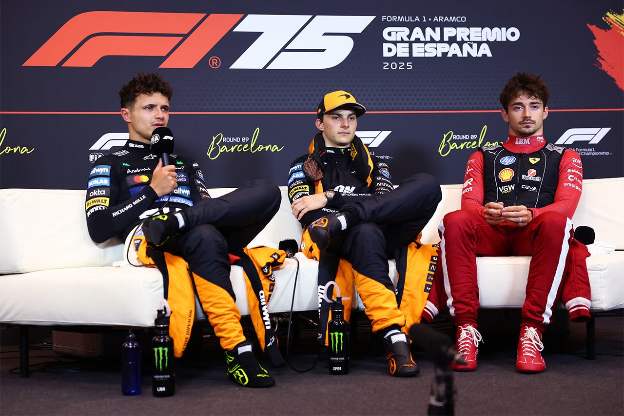 2025年F1 スペインGP 決勝:トップ3インタビュー&記者会見全文
