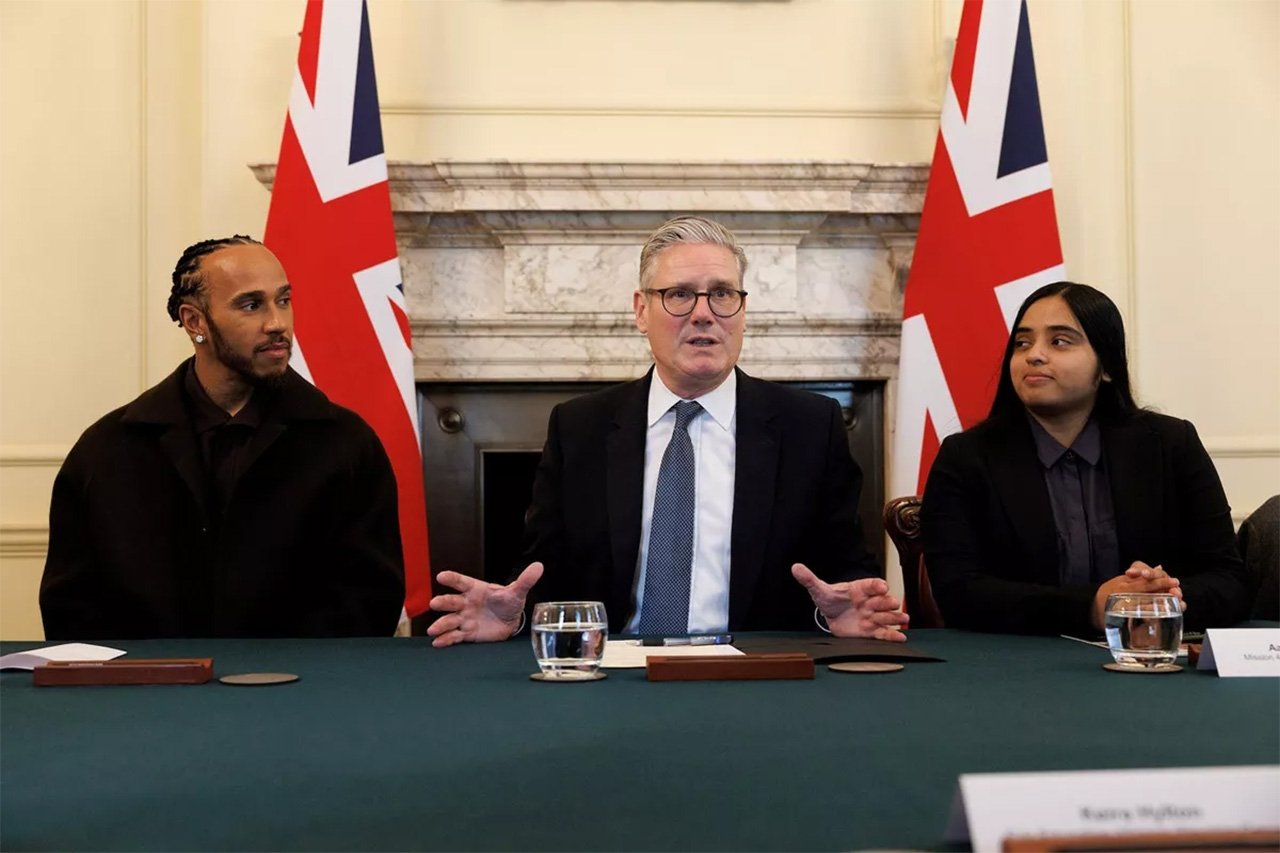 F1 ルイス・ハミルトンが英首相と教育改革を協議 Mission 44が政府と連携へ