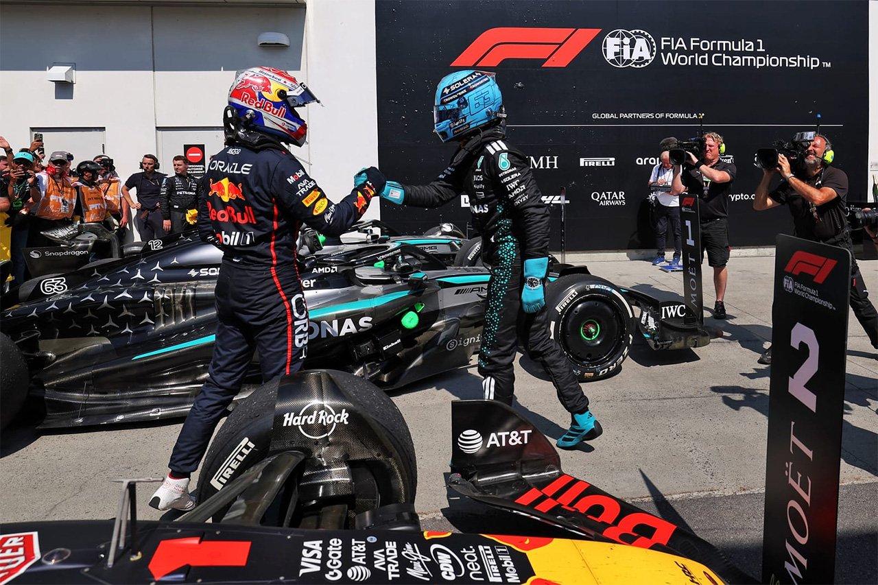 レッドブル F1カナダGP勝者ラッセルに抗議 セーフティカー中の挙動を問題視