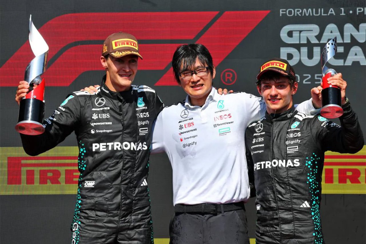 F1カナダGP:ジョージ・ラッセル優勝を支えた日本人エンジニア桑原克英