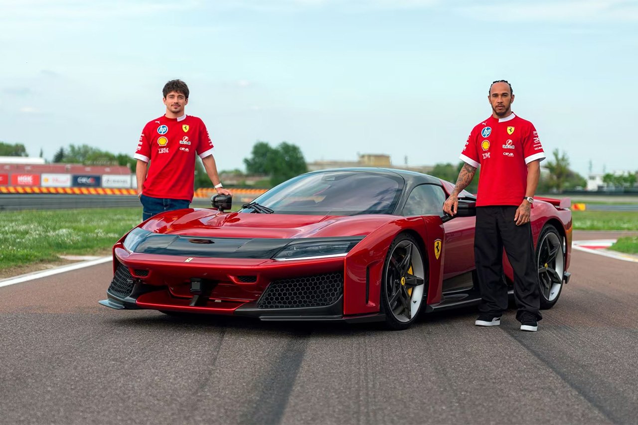 F1:ハミルトンとルクレール フェラーリの新型F80をテスト「これは別次元」
