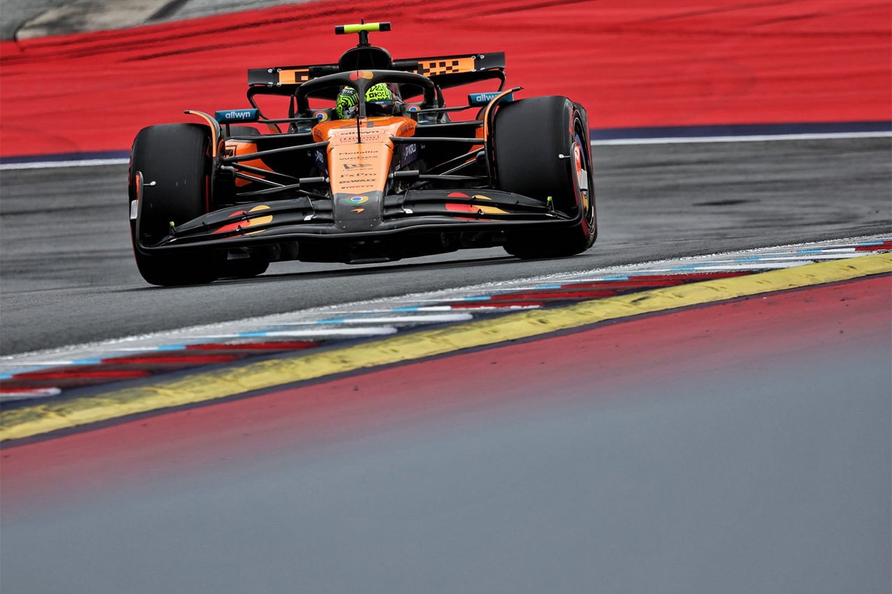 F1オーストリアGP FP2:ランド・ノリス最速 角田裕毅は伸びしろありの7番手