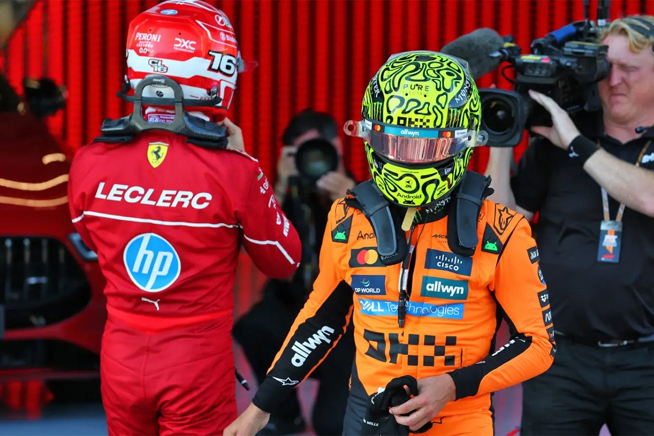 2025年F1 オーストリアGP 決勝:スターティンググリッド