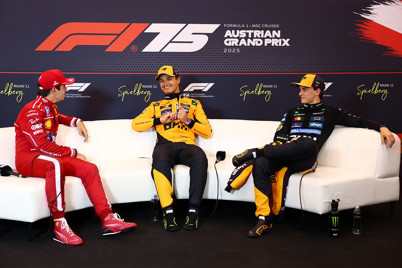 2025年F1 オーストリアGP 予選:トップ3インタビュー&記者会見全文