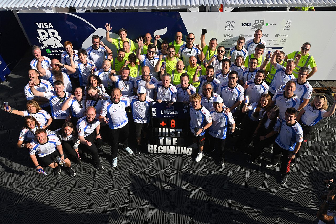 リアム・ローソン F1 オーストリアGP ビザ・キャッシュアップ・RB・フォーミュラワン・チーム