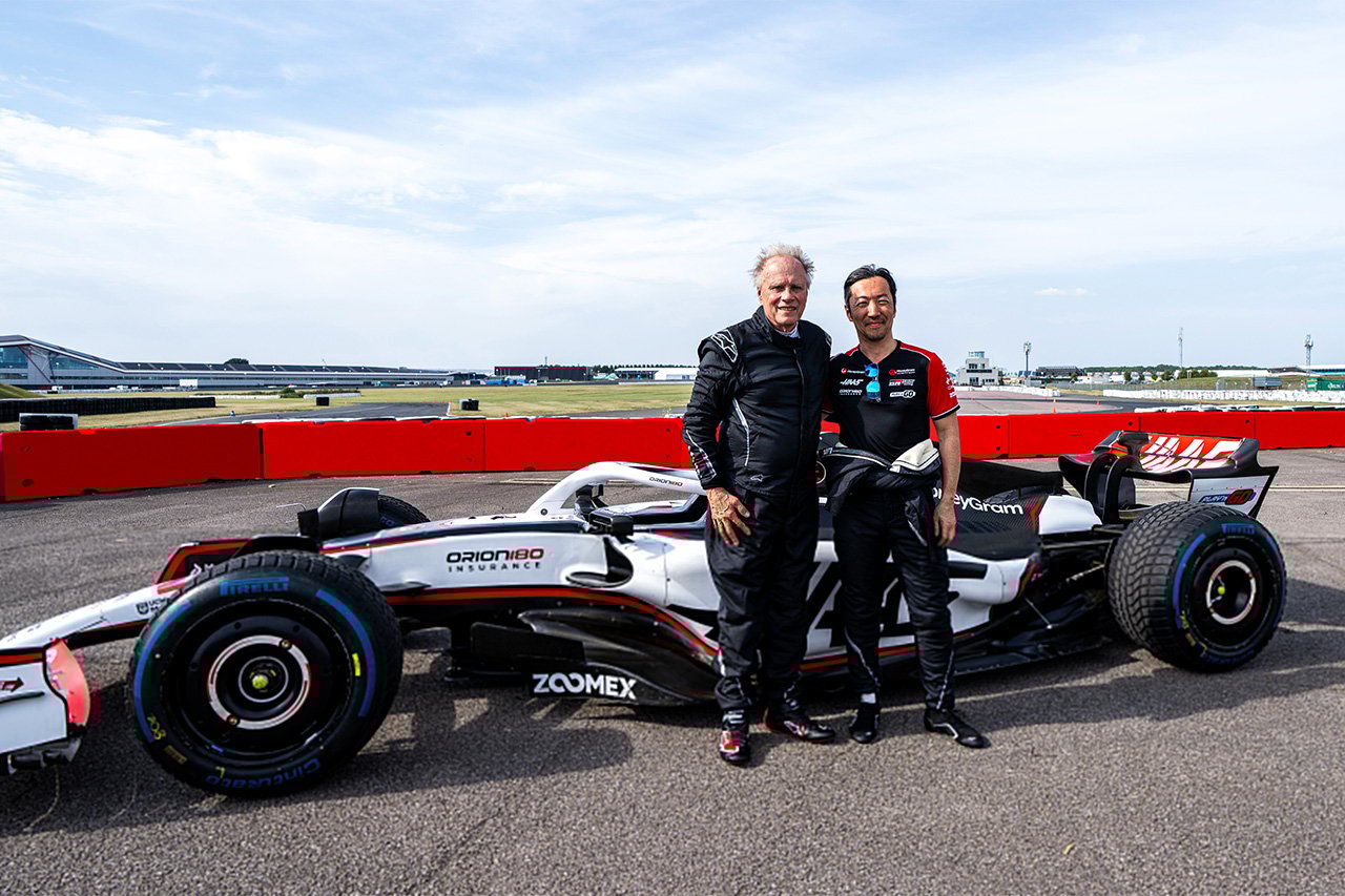 ハースF1チーム 小松礼雄や中嶋一貴らがグッドウッドでF1マシンをドライブ
