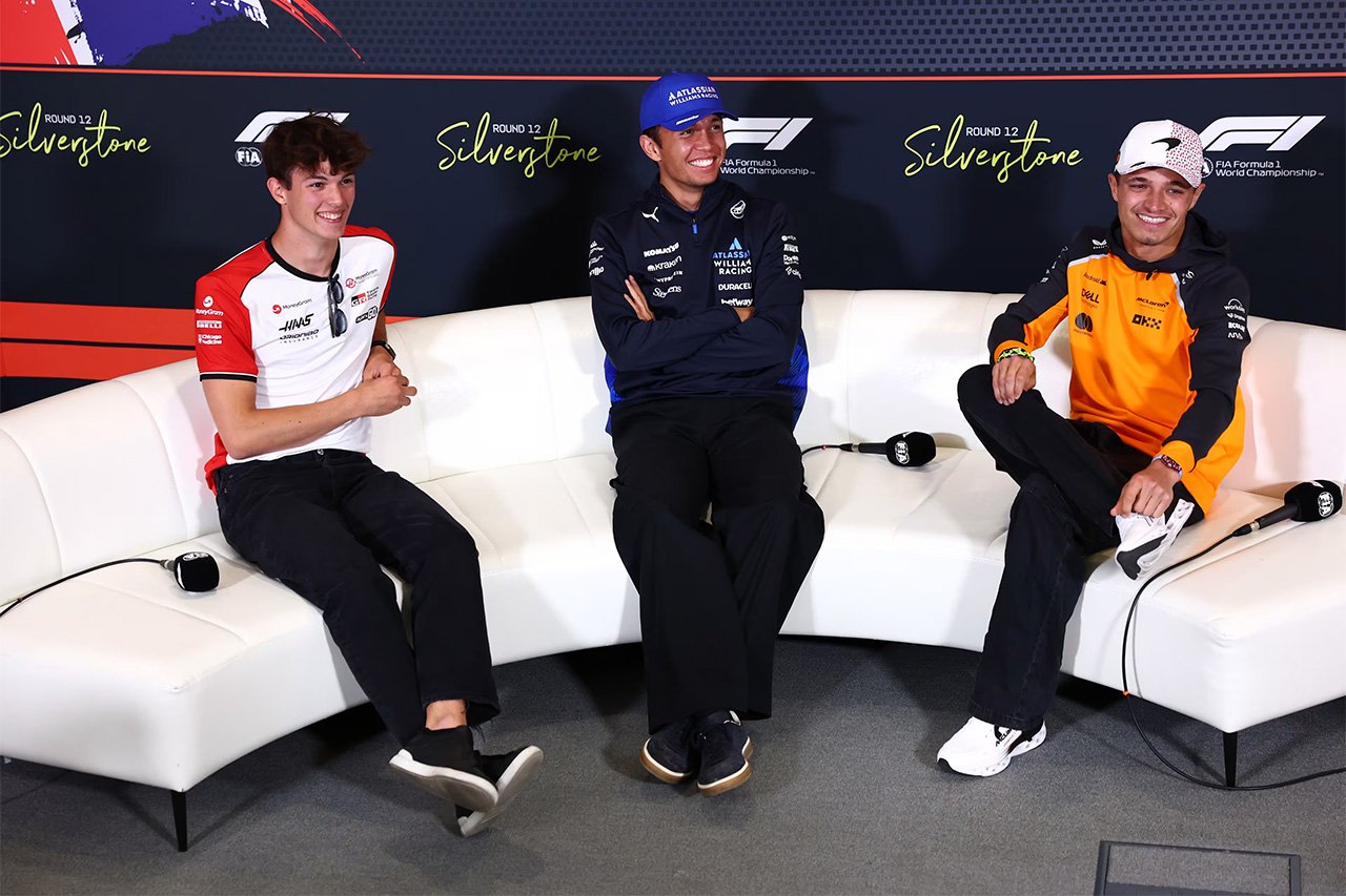 F1イギリスGP:記者会見 Part.1 - ノリス、アルボン、ベアマン
