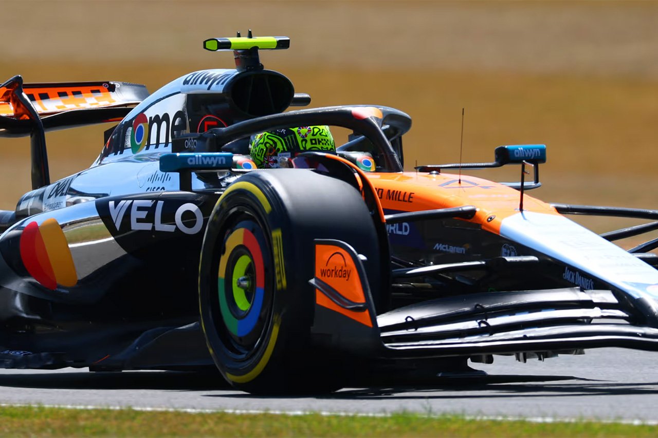 F1イギリスGP FP2:ランド・ノリスが初日最速 角田裕毅は15番手に沈む
