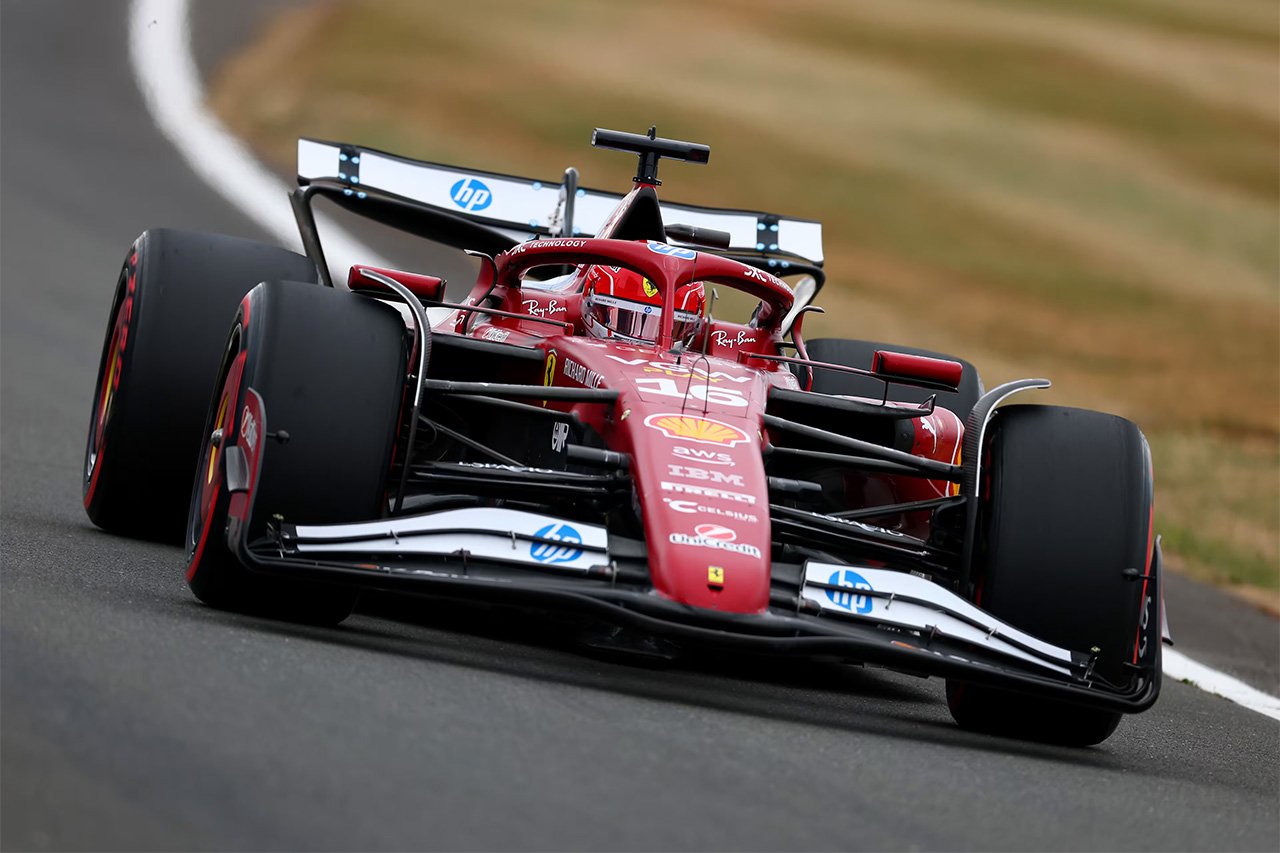 F1イギリスGP FP3:シャルル・ルクレールが最速 角田裕毅は5番手と好位置