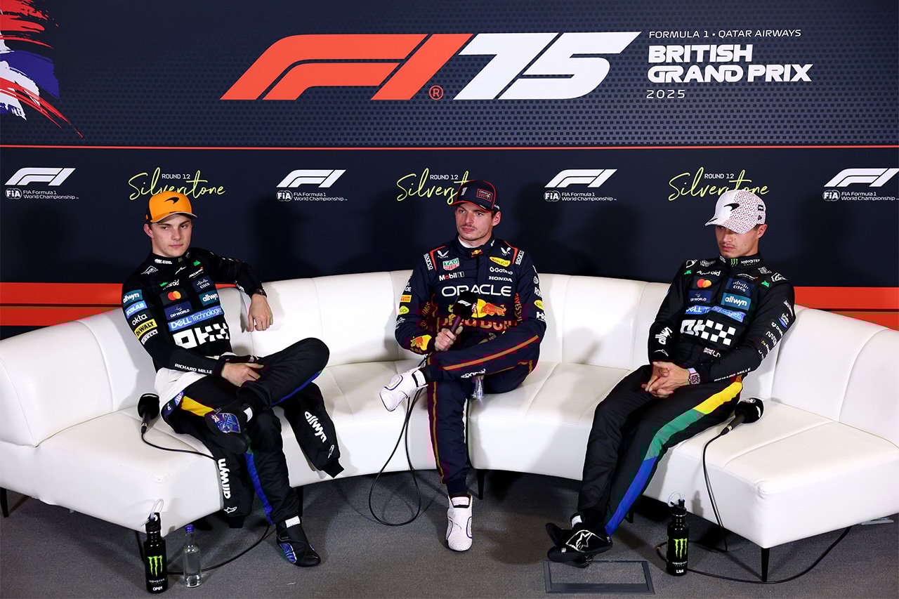 2025年F1 イギリスGP 予選:トップ3インタビュー&記者会見全文