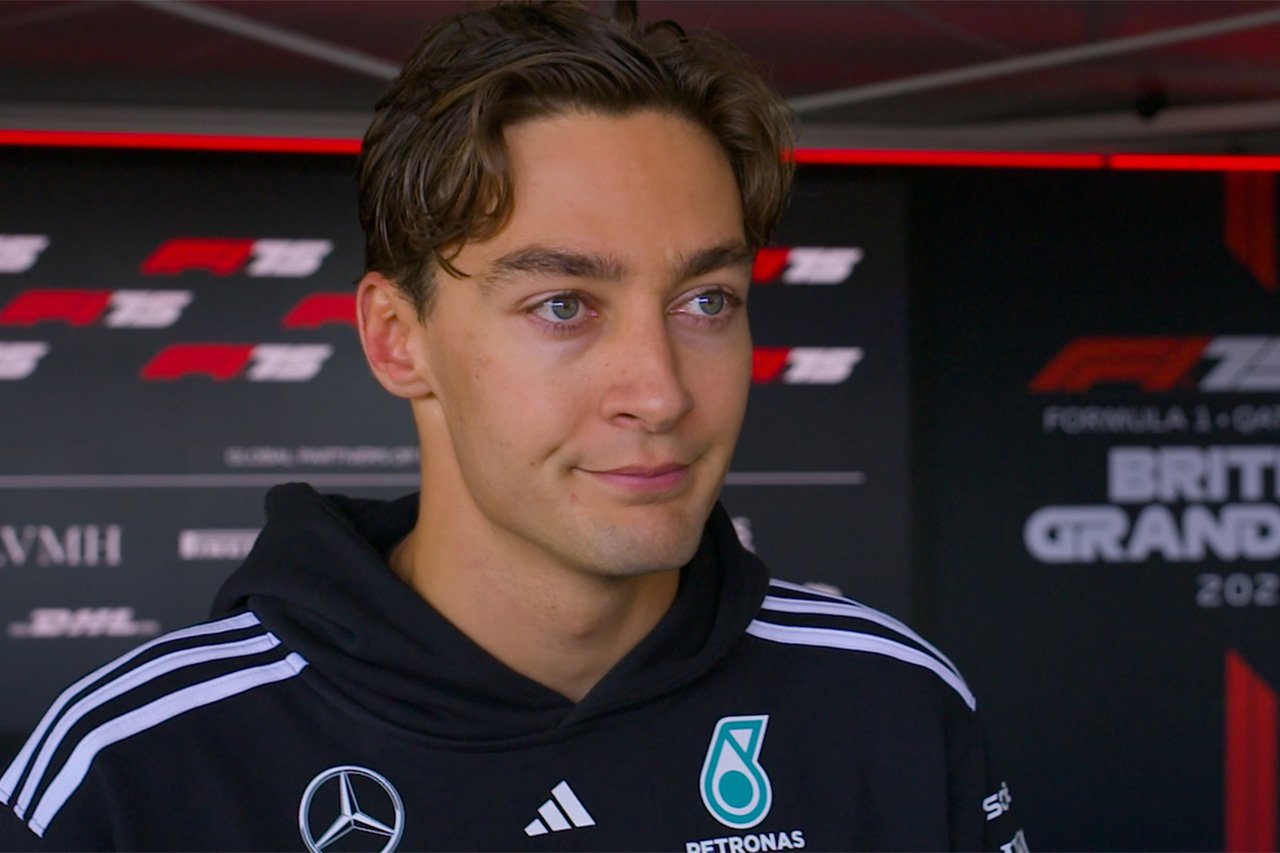 ジョージ・ラッセル F1イギリスGP決勝「安全策を取る余裕はない」
