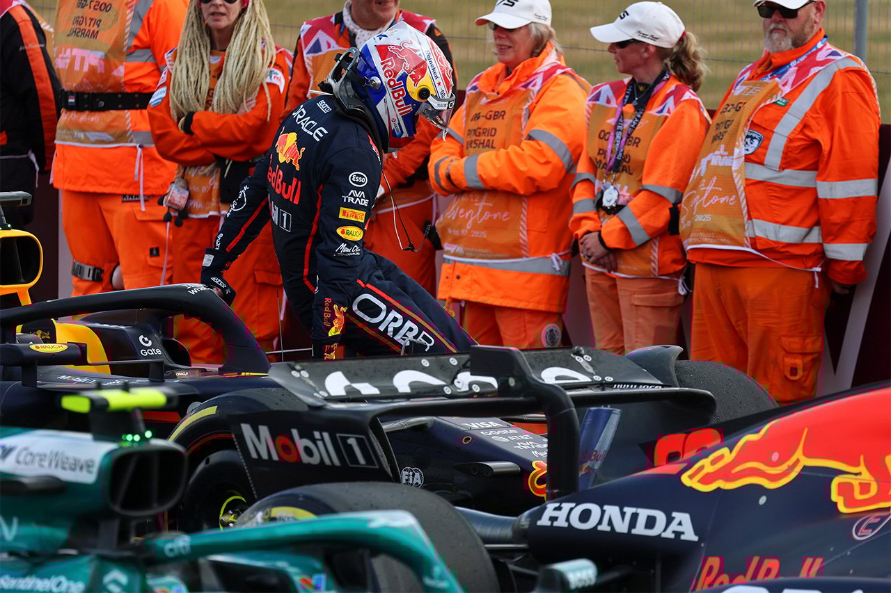 マックス・フェルスタッペン F1イギリスGP決勝「リアウイングの選択が裏目に」