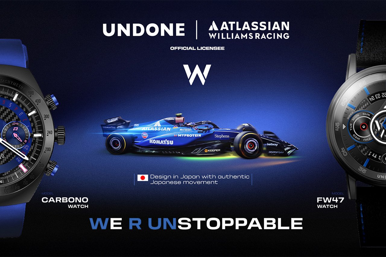 ウィリアムズF1とUNDONEが初コラボ「ファンとチームをつなぐ物語」始動