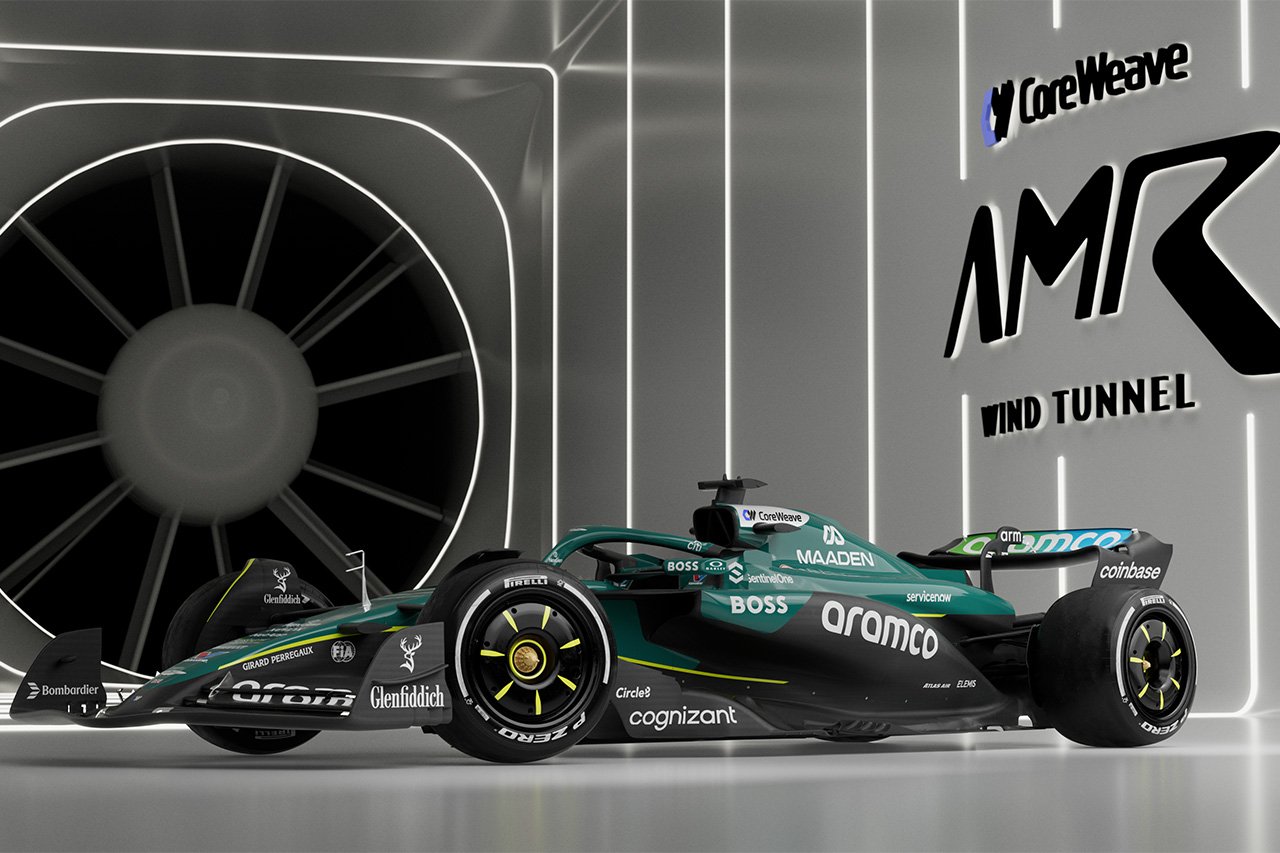 アストンマーティンF1とCoreWeaveが提携 ニューウェイ設計のマシンにAI技術