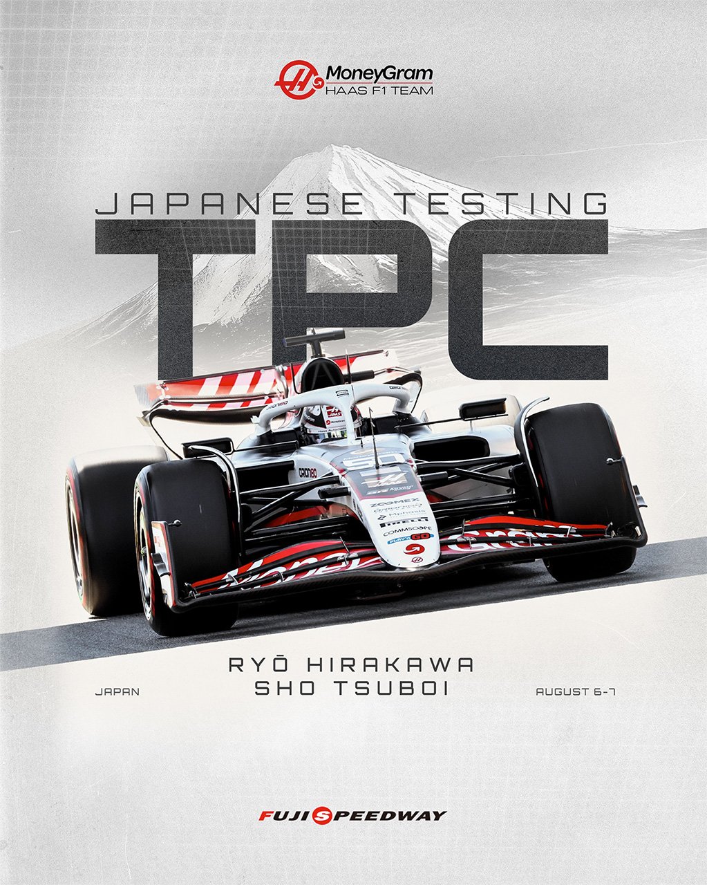 ハースF1チーム 坪井翔
