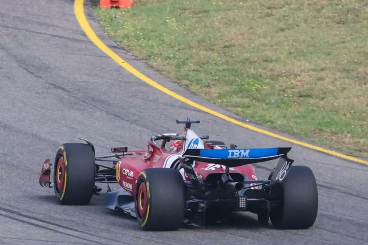 フェラーリF1 ハミルトンとルクレールが新型リアサスペンションをテスト